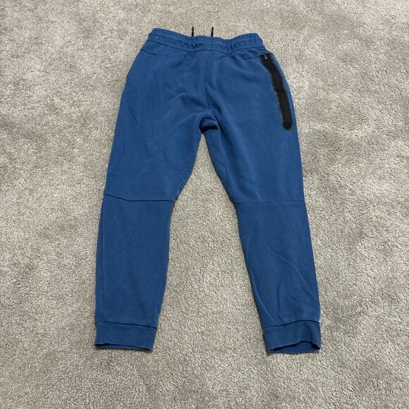 Nike Tech Fleece Big Kids Jogger Pants - Blue - Size L- CU9213-476 - Picture 2 of 4